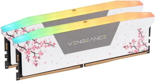 CORSAIR VENGEANCE KIT 32GB 6000MHZ CL30 CHERRY BLOSSOM BLANCO RGB