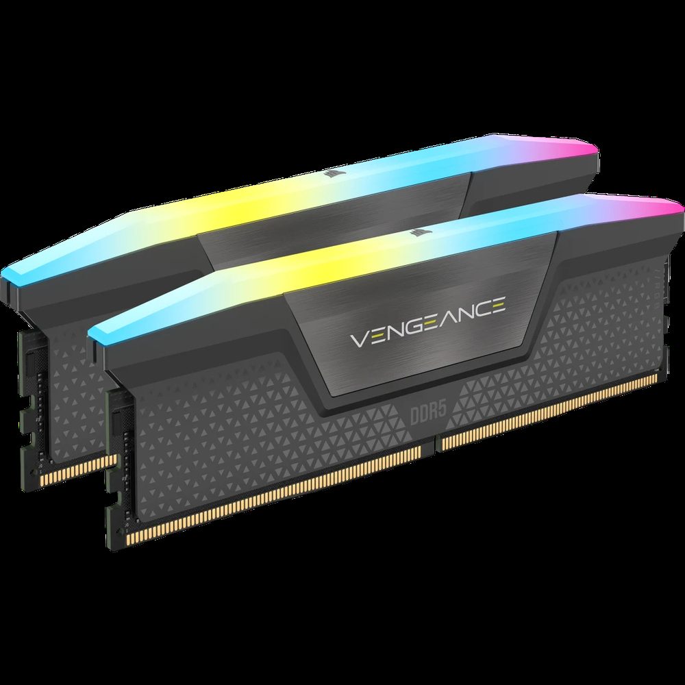CORSAIR VENGEANCE RGB DDR5 32GB (2X16GB) 6000MHZ CL36 BLACK AMD + INTEL