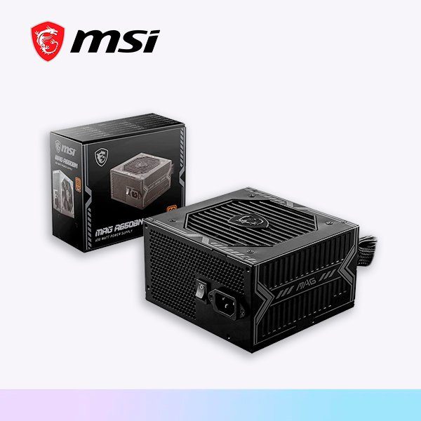 Fuente De Poder 650W MSI Mag A650BN 80 Plus Bronze