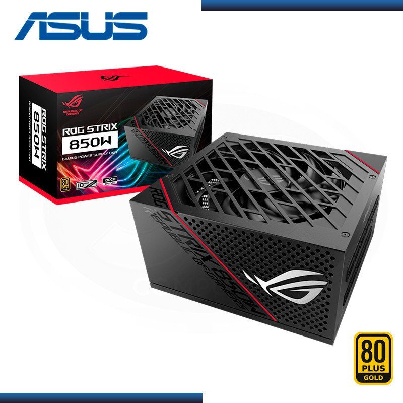 Fuente De Poder ASUS Rog Strix 850W 80+ Gold Black Edition - 850W