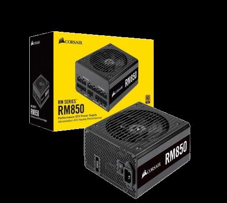 Fuente De Poder Corsair RM850X 80+ Gold Black Edition - 850W