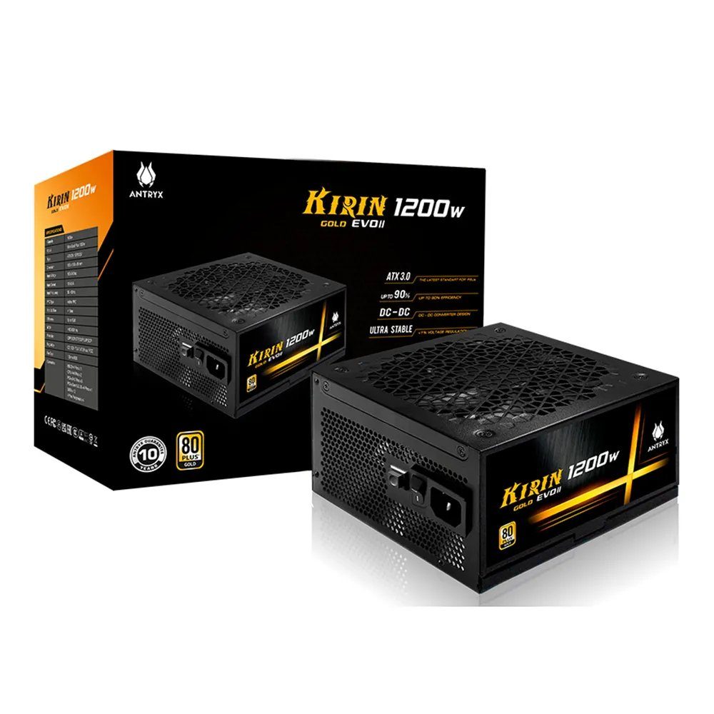Fuente De Poder Lian Li Edge 1200G Black 1200W 80 Plus Gold Modular