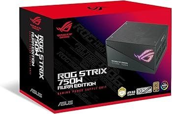 Fuente De Poder Rog Strix 750W 80+ Gold Aura Edition