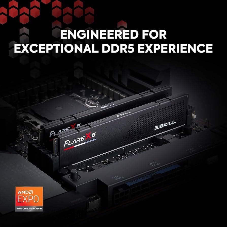 G.Skill Flare X5 Black DDR5 2X32 6000 C36 Xmp+expo