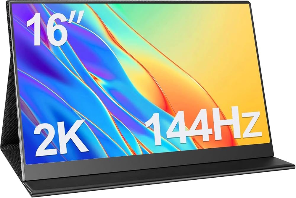 MONITOR PORTABLE LASITU 16'' - 1440P QHD IPS 144HZ FUNDA