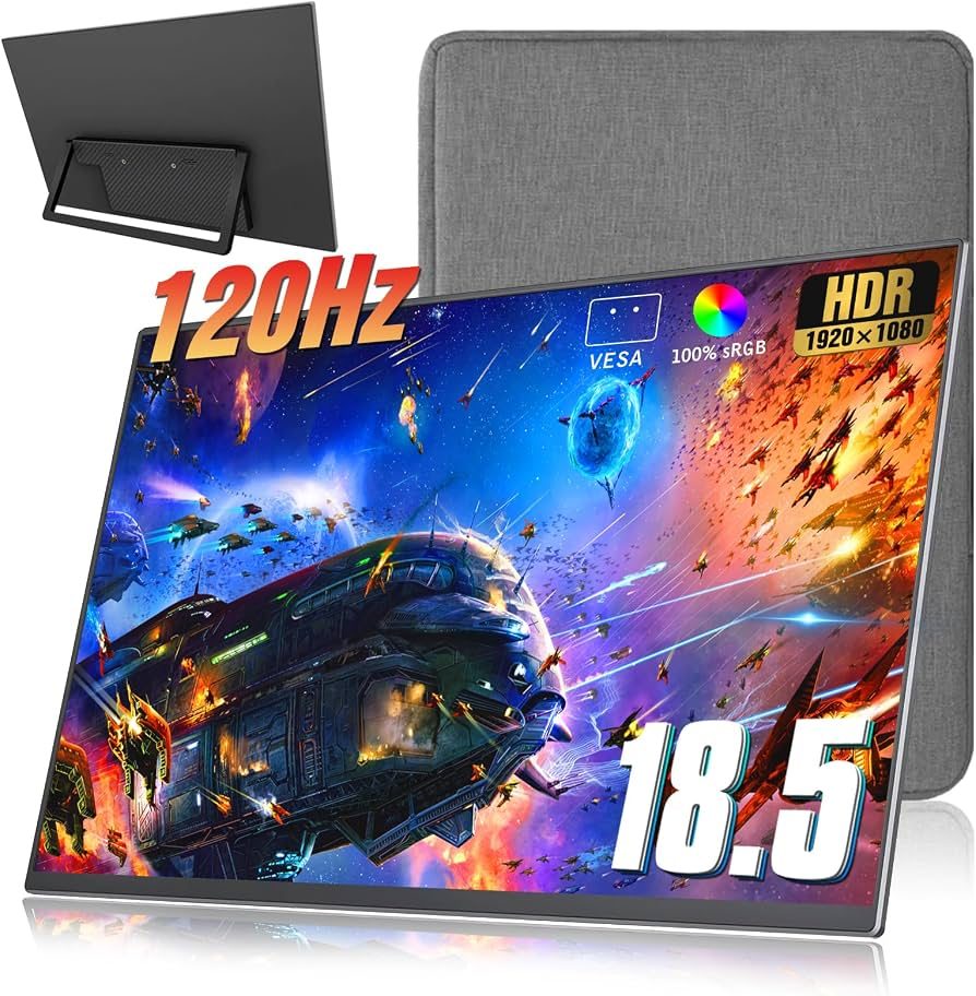 MONITOR PORTABLE SILOBAN 18.5'' - 1080P FHD IPS 120HZ