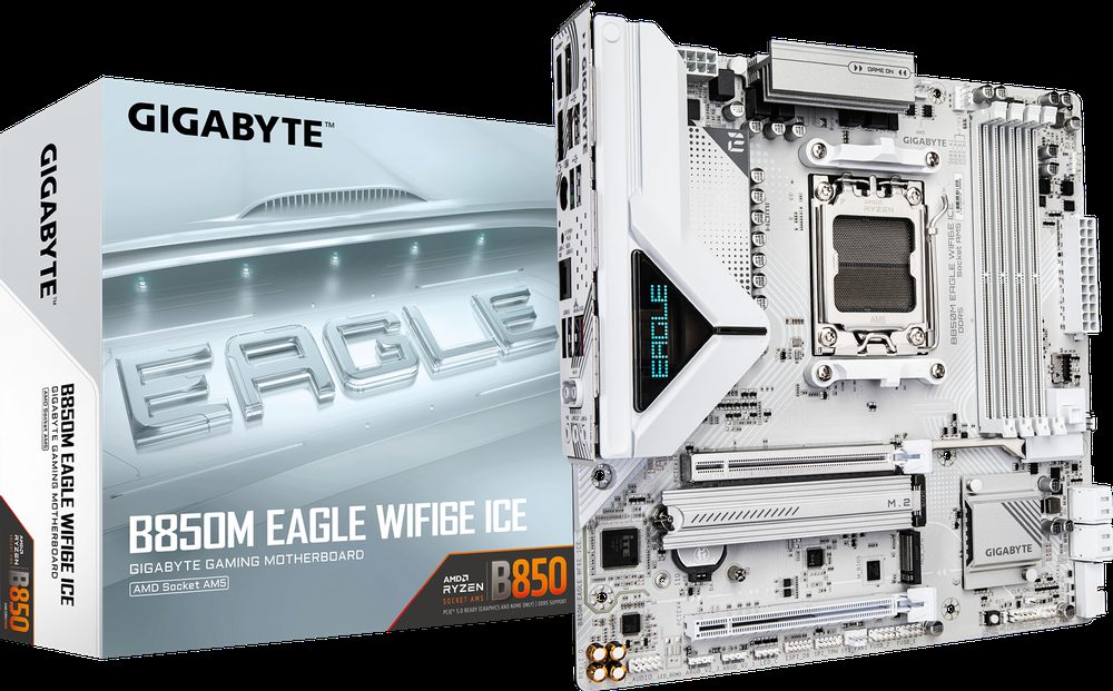 PLACA MADRE B850M GIGABYTE EAGLE WIFI6 ICE - AMD AM5