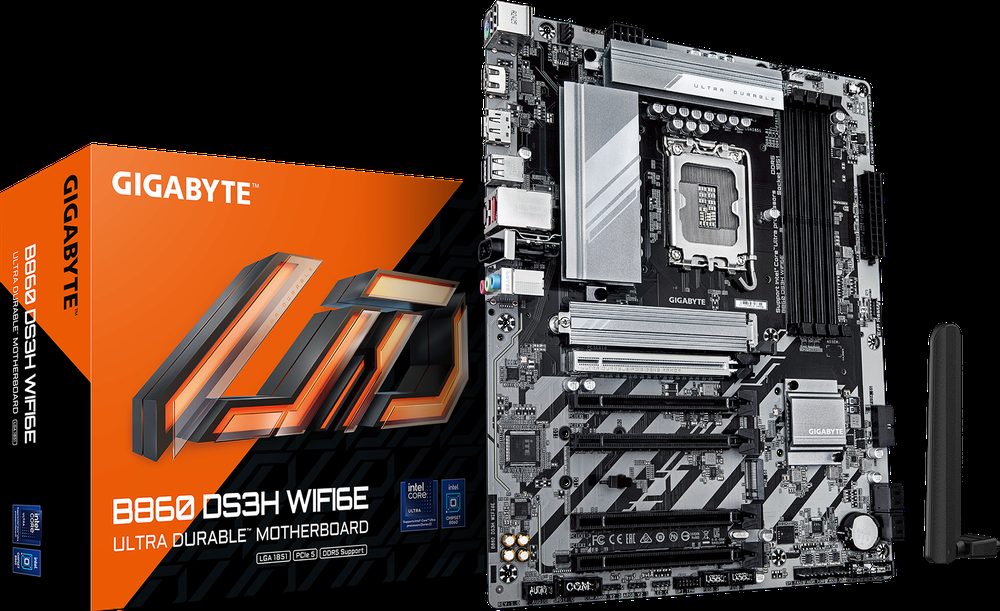 PLACA MADRE B860 GIGABYTE DS3H WIFI6E - INTEL LGA 1851