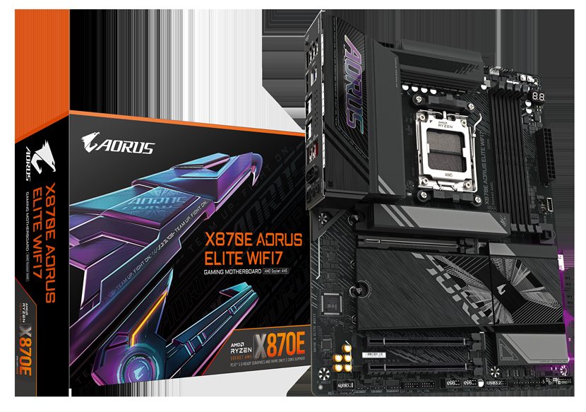PLACA MADRE X870E GIGABYTE AORUS ELITE WIFI7 - AMD AM5