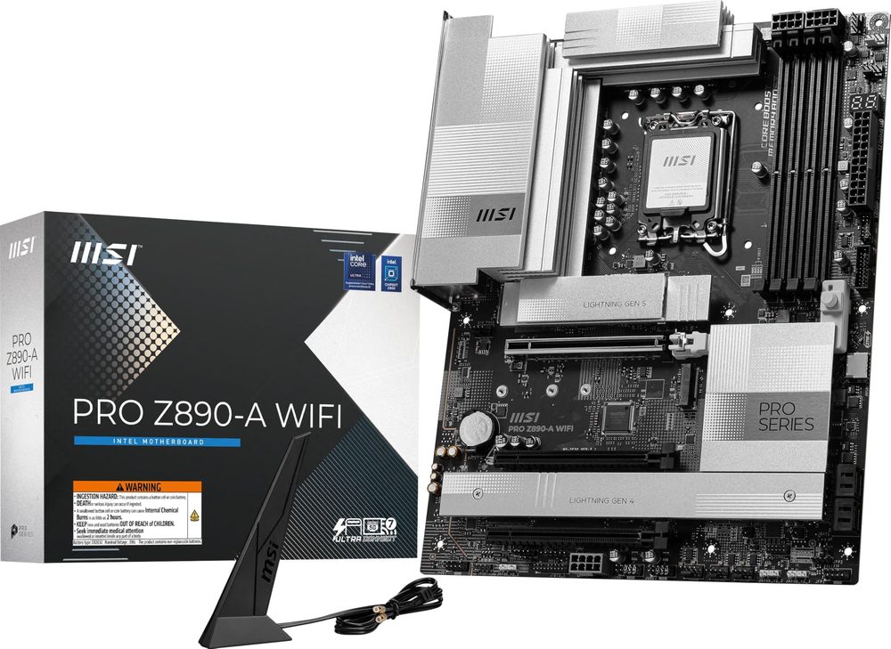 PLACA MADRE Z890 MSI PRO A WIFI - INTEL LGA 1851