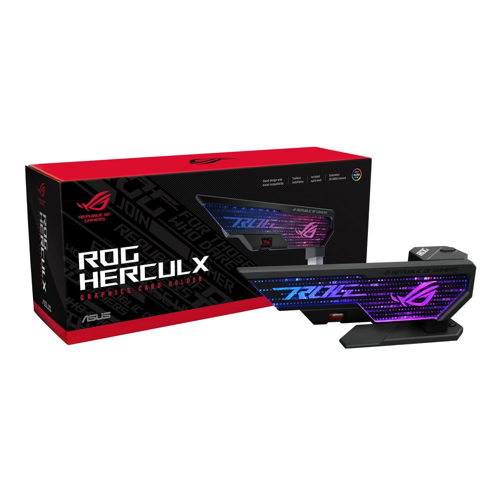 SOPORTE PARA TARJETA DE VIDEO ASUS ROG HERCULX ARGB BLACK
