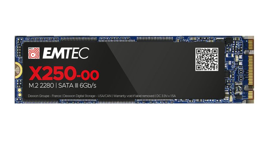 SSD 1TB EMTEC X250 M.2 SATA 520MB-s