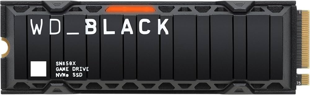 SSD 1TB WESTERN DIGITAL BLACK SN850X 7300MBPS S-DISIPADOR