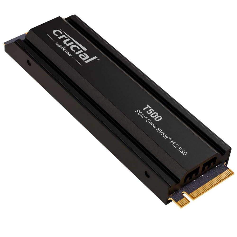 SSD 2TB CRUCIAL T500 GEN4 7400MB-s M.2 CON DISIPADOR (PC LAPTOP PS5)