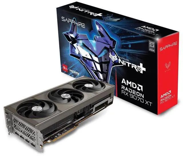 TARJETA DE VIDEO AMD RADEON RX 9070 XT 16GB SAPPHIRE NITRO+