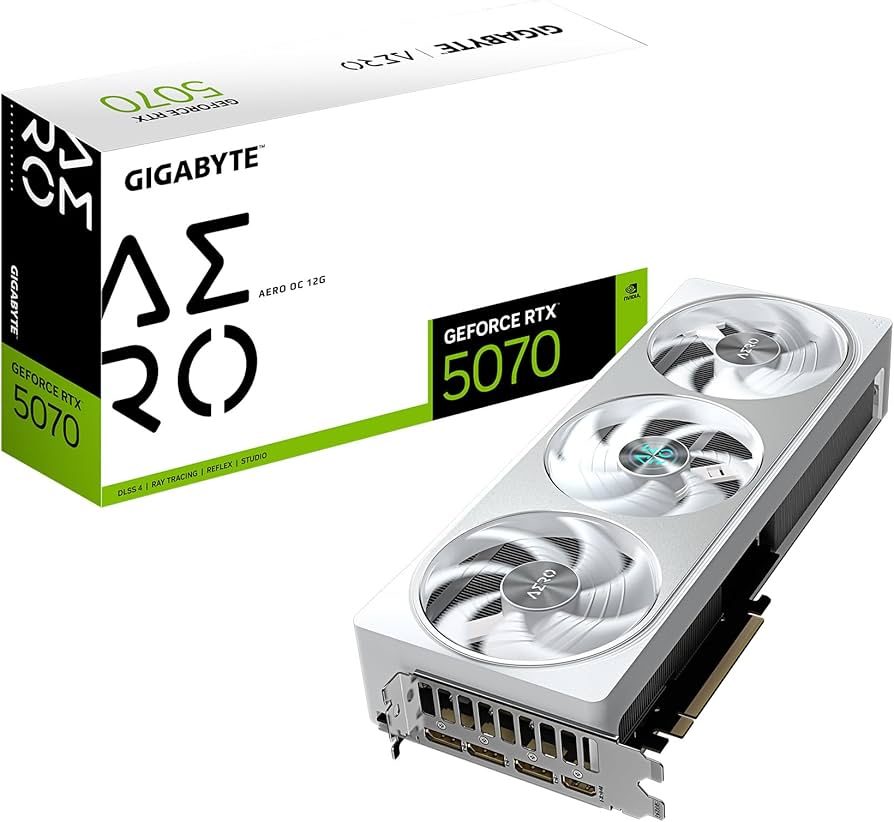 TARJETA DE VIDEO NVIDIA GEFORCE RTX 5070 GIGABYTE 12GB AERO OC