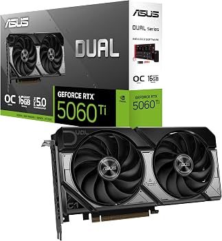 TARJETA VIDEO NVIDIA GEFORCE RTX 5060Ti 16GB ASUS PRIME OC
